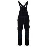 Avacore Avaflex Peto de Trabajo con Bolsillos, Stretch, Cordura, Color Negro / Azul Marino, Talla 64
