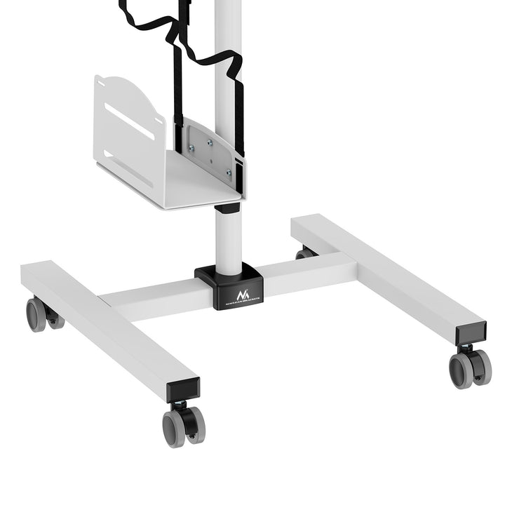 Carrinho de suporte profissional Maclean MC-793, posto de trabalho móvel com rodas, máx. 17"-32", máx. 20 kg