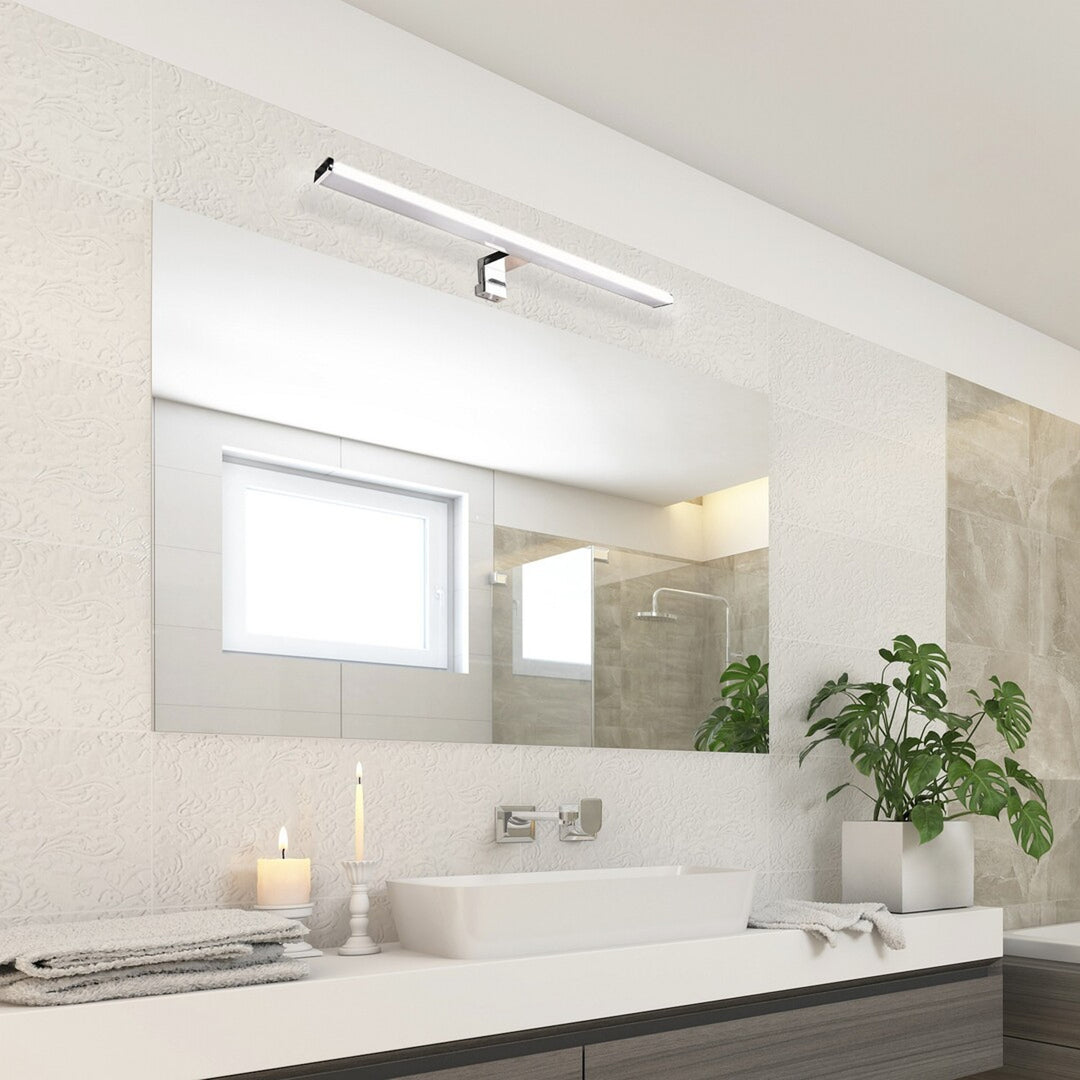 Candeeiro de Casa de Banho Rabalux, LED 12W, IP44, Design Cromado, Levon