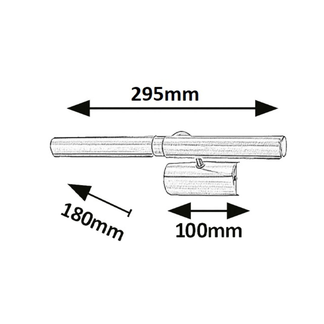 Rabalux Picture Light, 2xG9, Cromo Acetinado, Picture Light