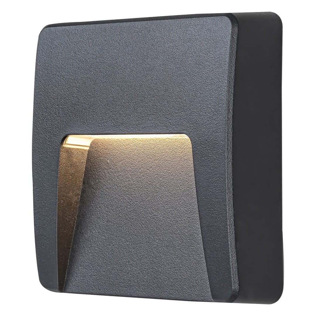 Aplique de parede exterior Rabalux, IP65, LED 3W, Antracite, Trento