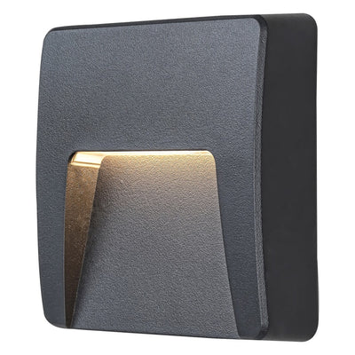 Aplique de parede exterior Rabalux, IP65, LED 3W, Antracite, Trento