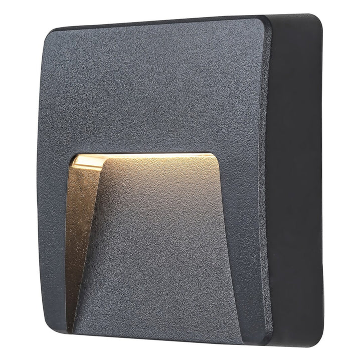 Aplique de parede exterior Rabalux, IP65, LED 3W, Antracite, Trento