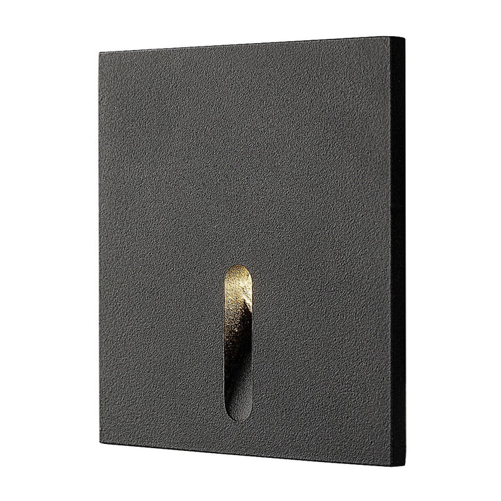 Candeeiro de escadas Rabalux, LED 3W, branco quente, preto, Boven