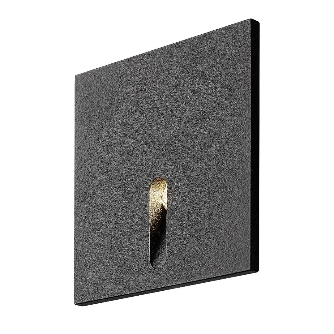 Candeeiro de escadas Rabalux, LED 3W, branco quente, preto, Boven