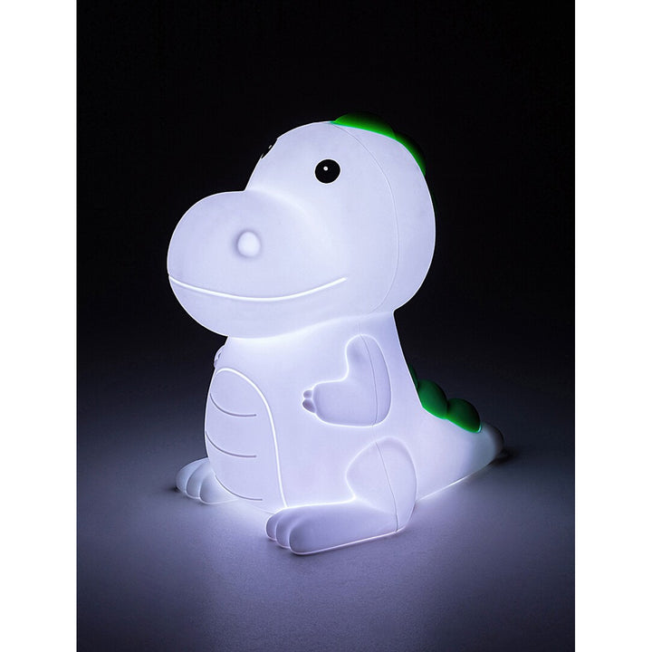 Candeeiro Infantil Rabalux, Luz de Noite Dinossauro, LED RGB, Branco Quente, IP20, Dinoo