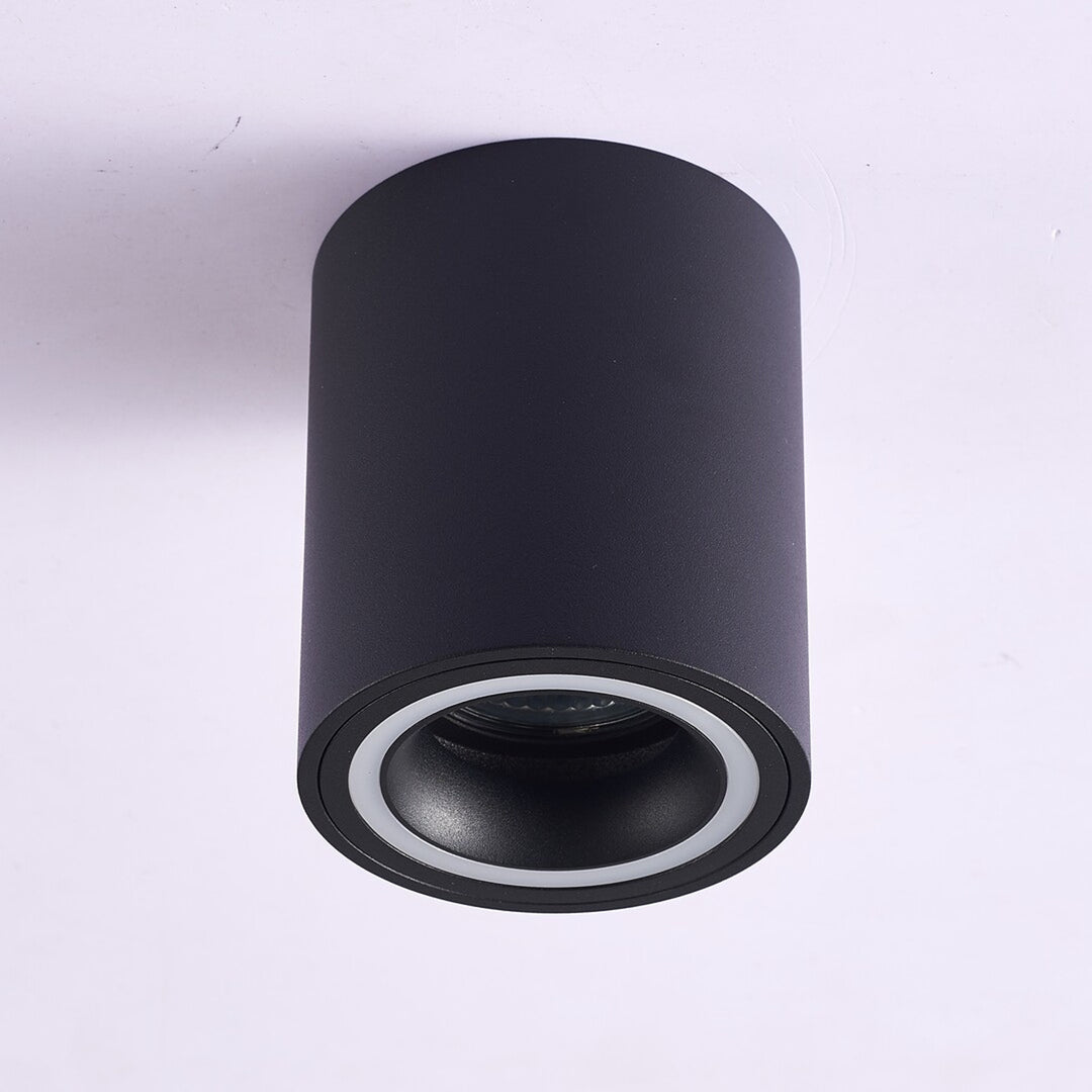 Candeeiro de teto Rabalux, casquilho GU10, 25 W máx., preto, Kobald