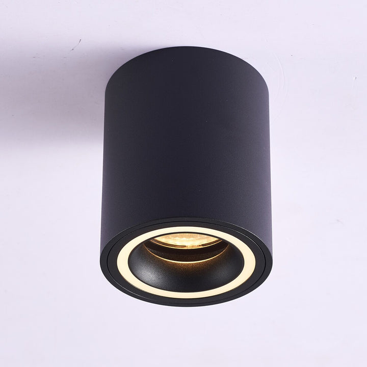 Candeeiro de teto Rabalux, casquilho GU10, 25 W máx., preto, Kobald