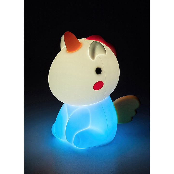 Candeeiro Infantil Rabalux, Luz Noturna Unicórnio, LED RGB, Branco Quente, IP20, Unicoo