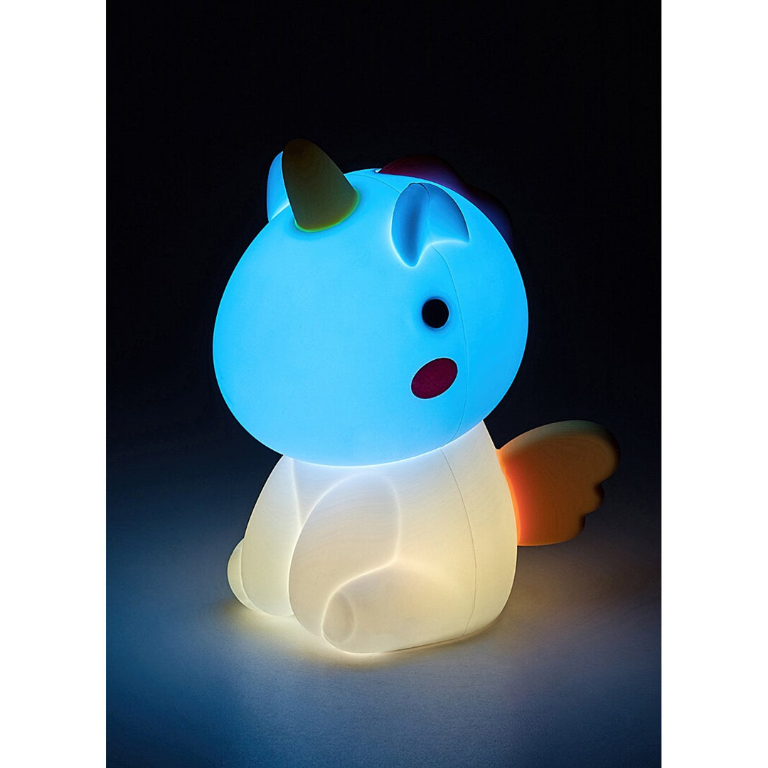 Candeeiro Infantil Rabalux, Luz Noturna Unicórnio, LED RGB, Branco Quente, IP20, Unicoo