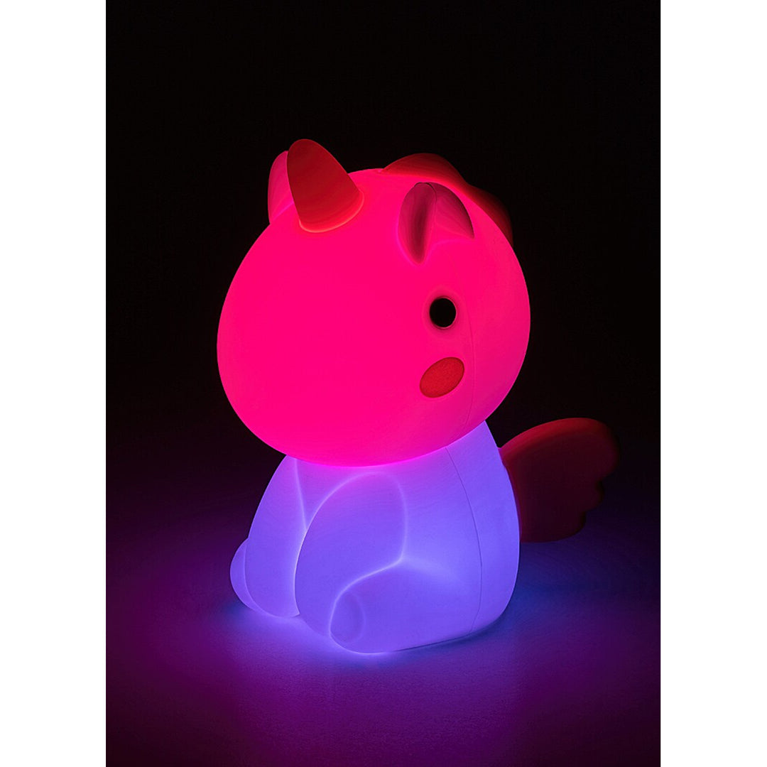 Candeeiro Infantil Rabalux, Luz Noturna Unicórnio, LED RGB, Branco Quente, IP20, Unicoo