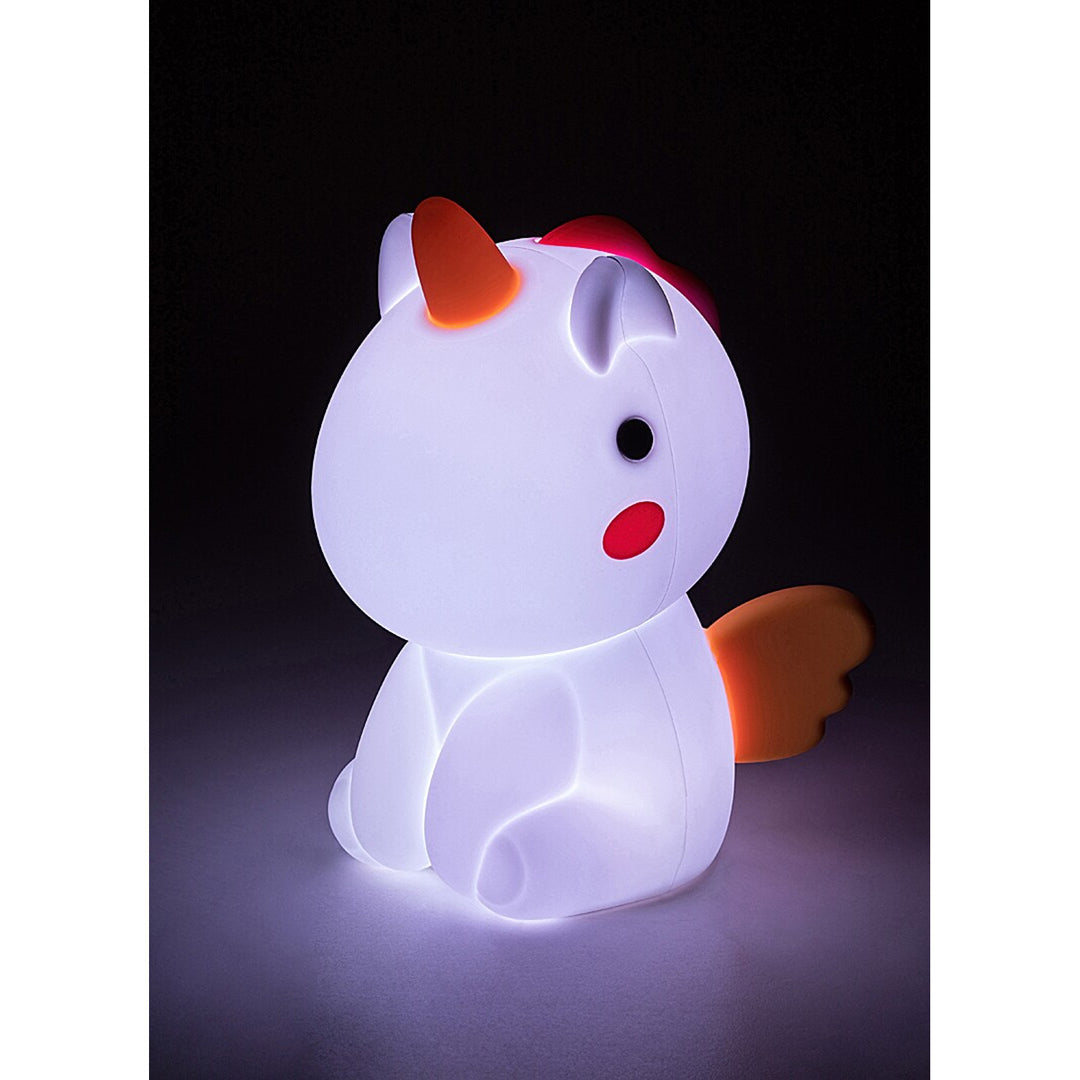 Candeeiro Infantil Rabalux, Luz Noturna Unicórnio, LED RGB, Branco Quente, IP20, Unicoo