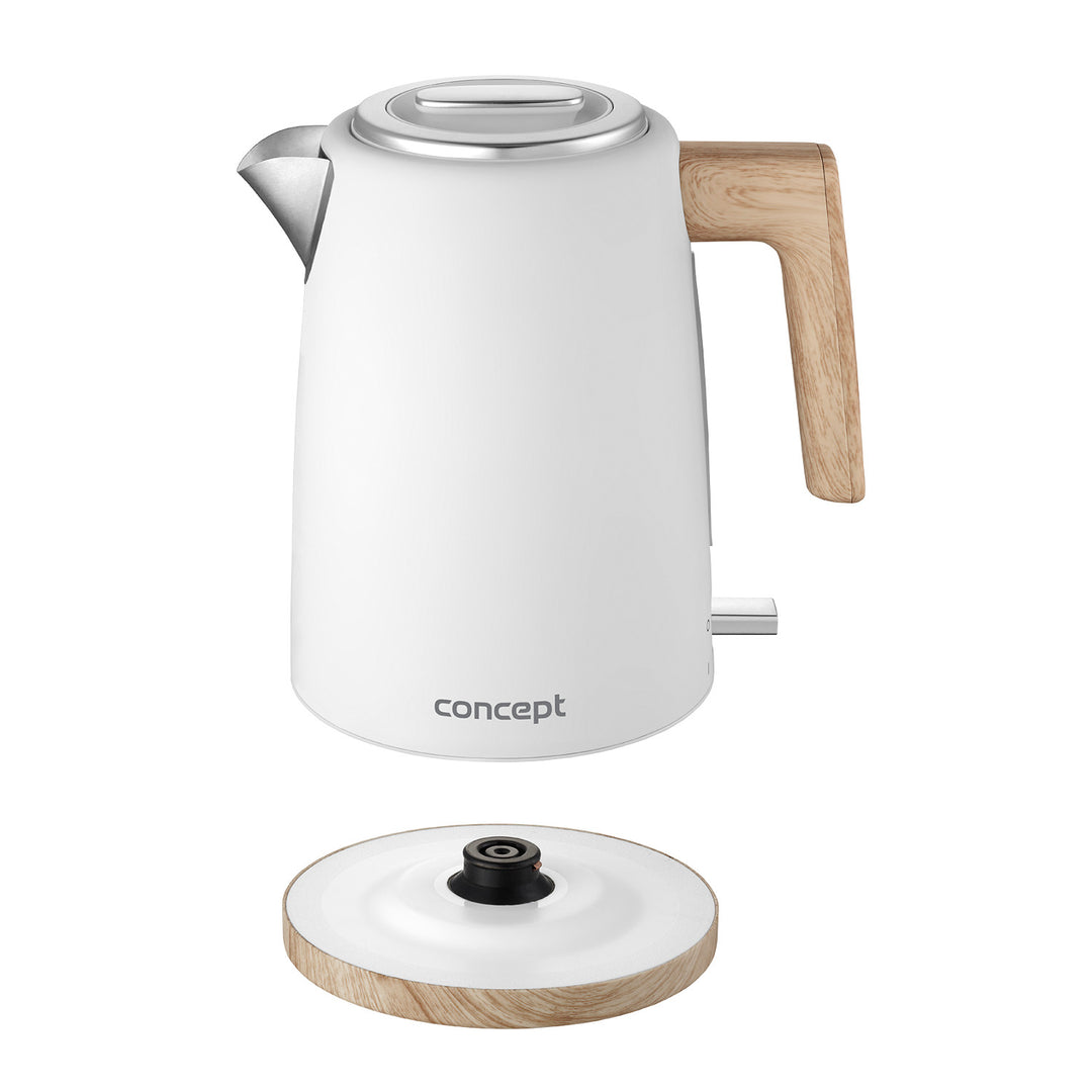 Chaleira Elétrica Concept, 2200 W, 1,7 L, Branca, RK3315