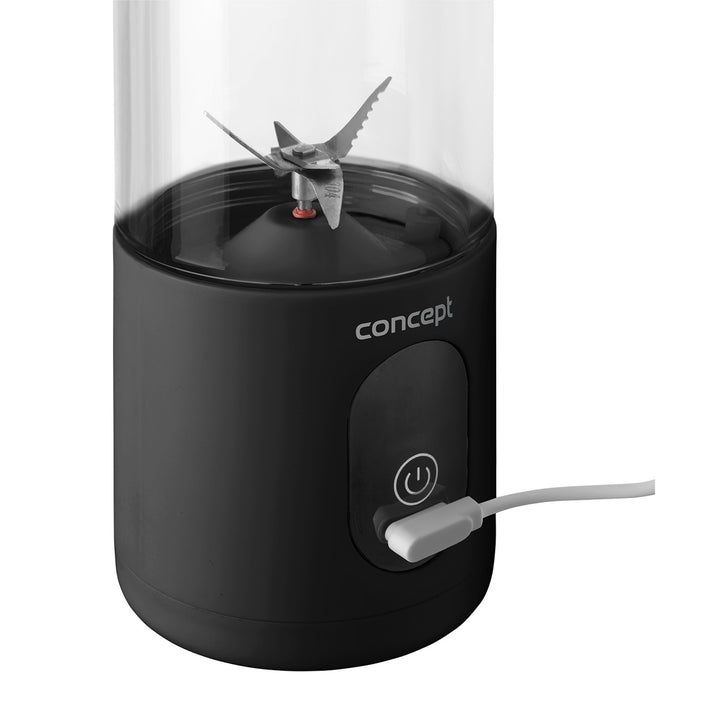 Liquidificador Pessoal Concept, 600 ml, Recarregável, Ião de Lítio, Preto, FitMaker SM4001