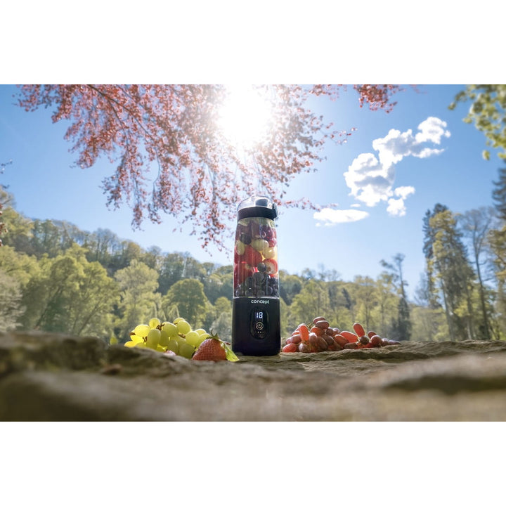 Liquidificador Pessoal Concept, 600 ml, Recarregável, Ião de Lítio, Preto, FitMaker SM4001