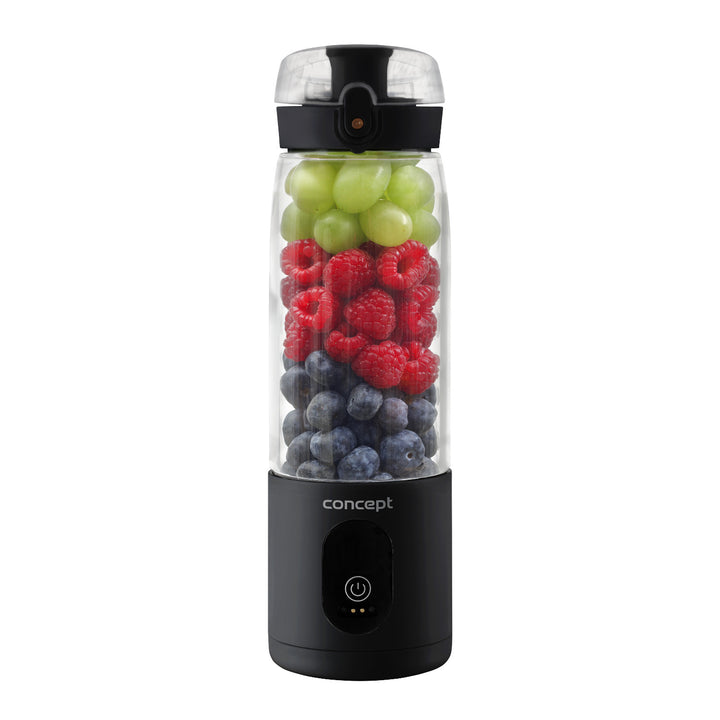Liquidificador Pessoal Concept, 600 ml, Recarregável, Ião de Lítio, Preto, FitMaker SM4001