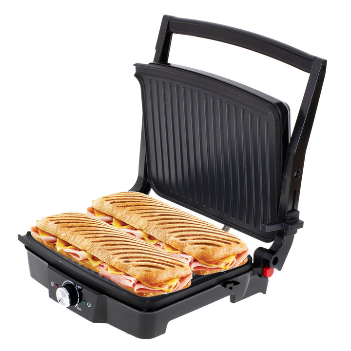 Parrilla eléctrica Camry, superficie grande de 28 x 23 cm, regulación de temperatura, potencia máxima de 2500 W, CR 3053