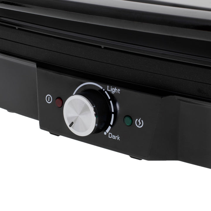 Parrilla eléctrica Camry, superficie grande de 28 x 23 cm, regulación de temperatura, potencia máxima de 2500 W, CR 3053