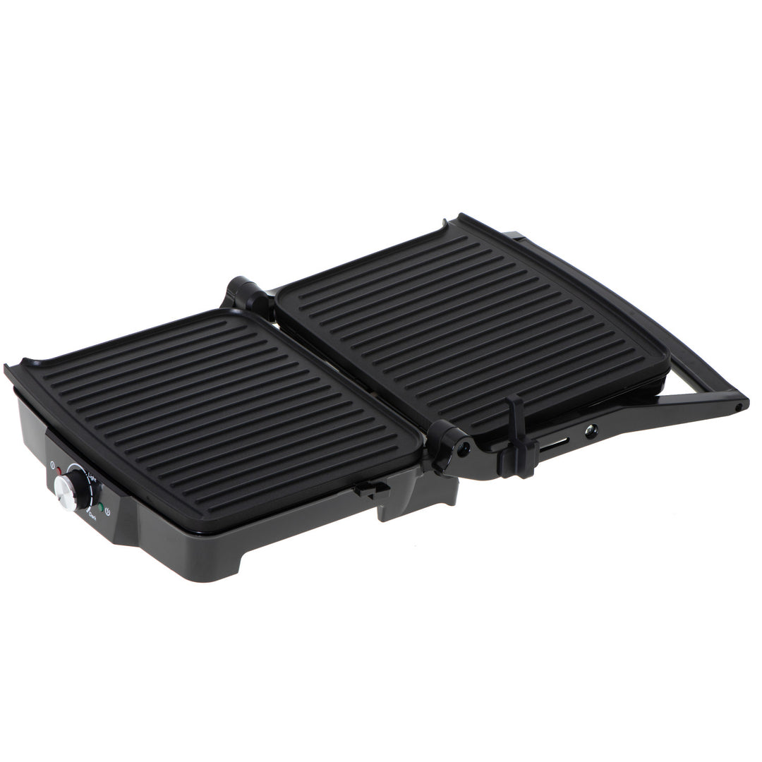 Parrilla eléctrica Camry, superficie grande de 28 x 23 cm, regulación de temperatura, potencia máxima de 2500 W, CR 3053