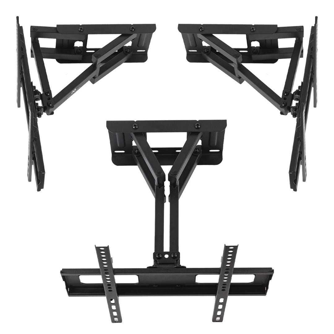 Soporte de TV Maclean, VESA máx. 400x400, 32-75", 50kg, ajuste de ángulo horizontal y vertical, perfil 80-380mm, negro, MC-788
