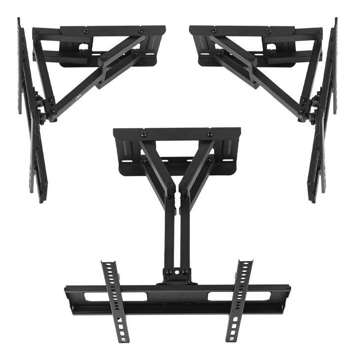 Soporte de TV Maclean, VESA máx. 400x400, 32-75", 50kg, ajuste de ángulo horizontal y vertical, perfil 80-380mm, negro, MC-788