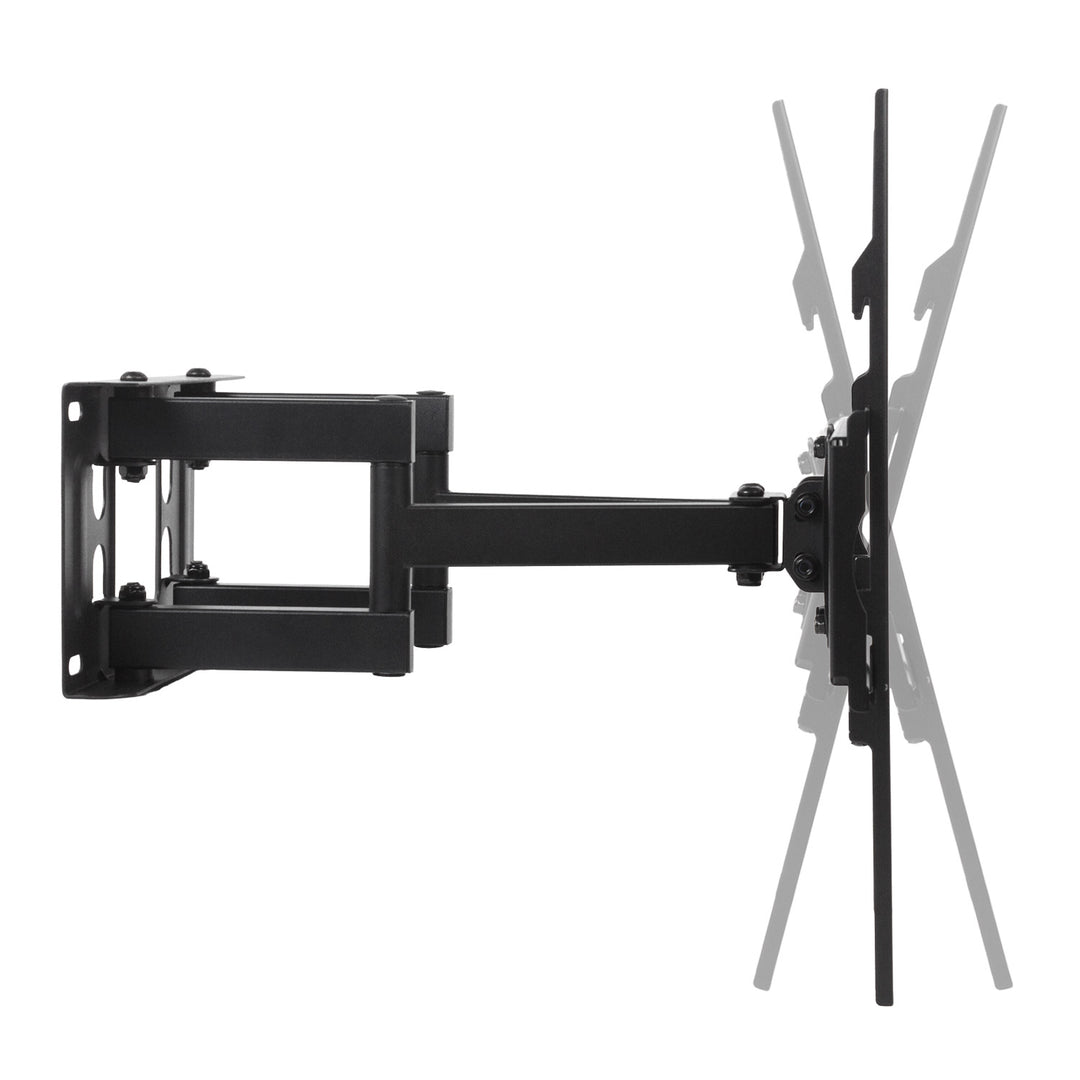 Soporte de TV Maclean, VESA máx. 400x400, 32-75", 50kg, ajuste de ángulo horizontal y vertical, perfil 80-380mm, negro, MC-788