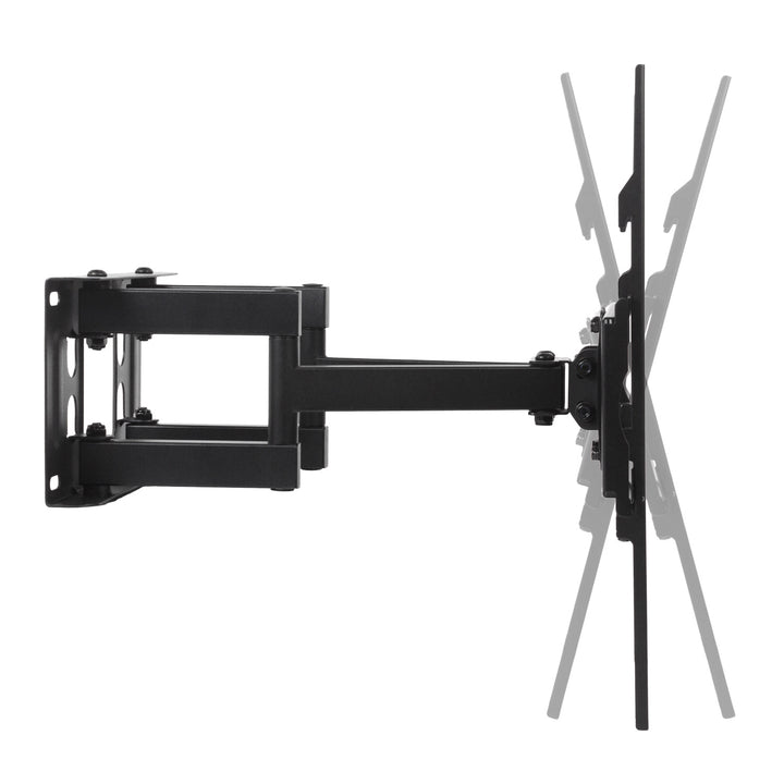 Soporte de TV Maclean, VESA máx. 400x400, 32-75", 50kg, ajuste de ángulo horizontal y vertical, perfil 80-380mm, negro, MC-788