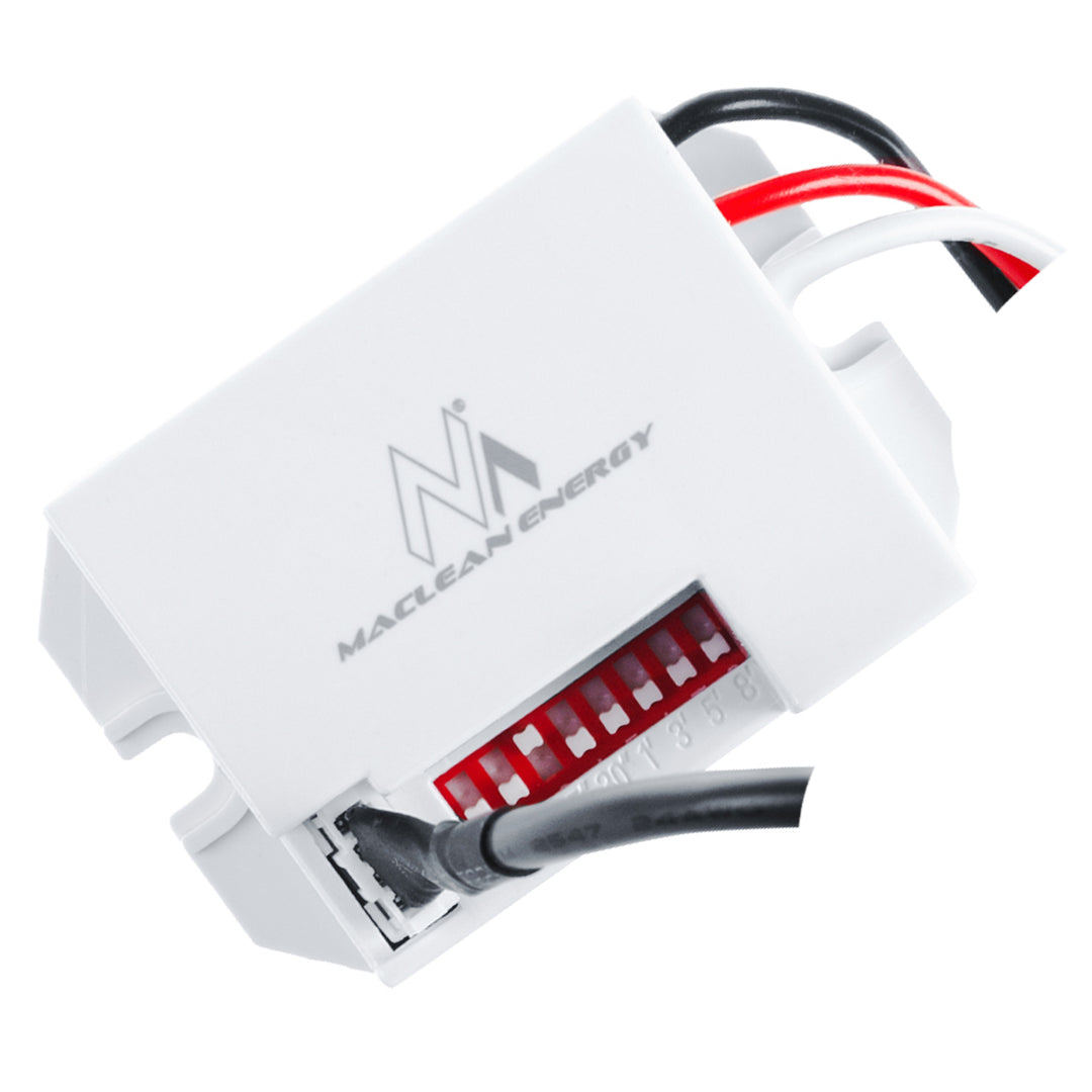 Detector de movimiento Maclean PIR, con sensor externo,12-24V CC, 360°, MCE32 V