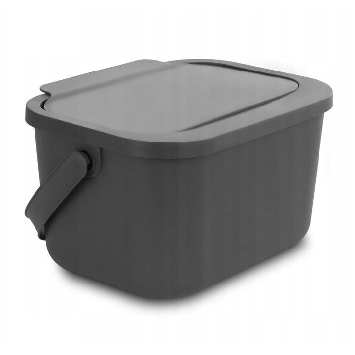 Papeleira Practic Mini Bini com capacidade para 4,5 litros, Cinza