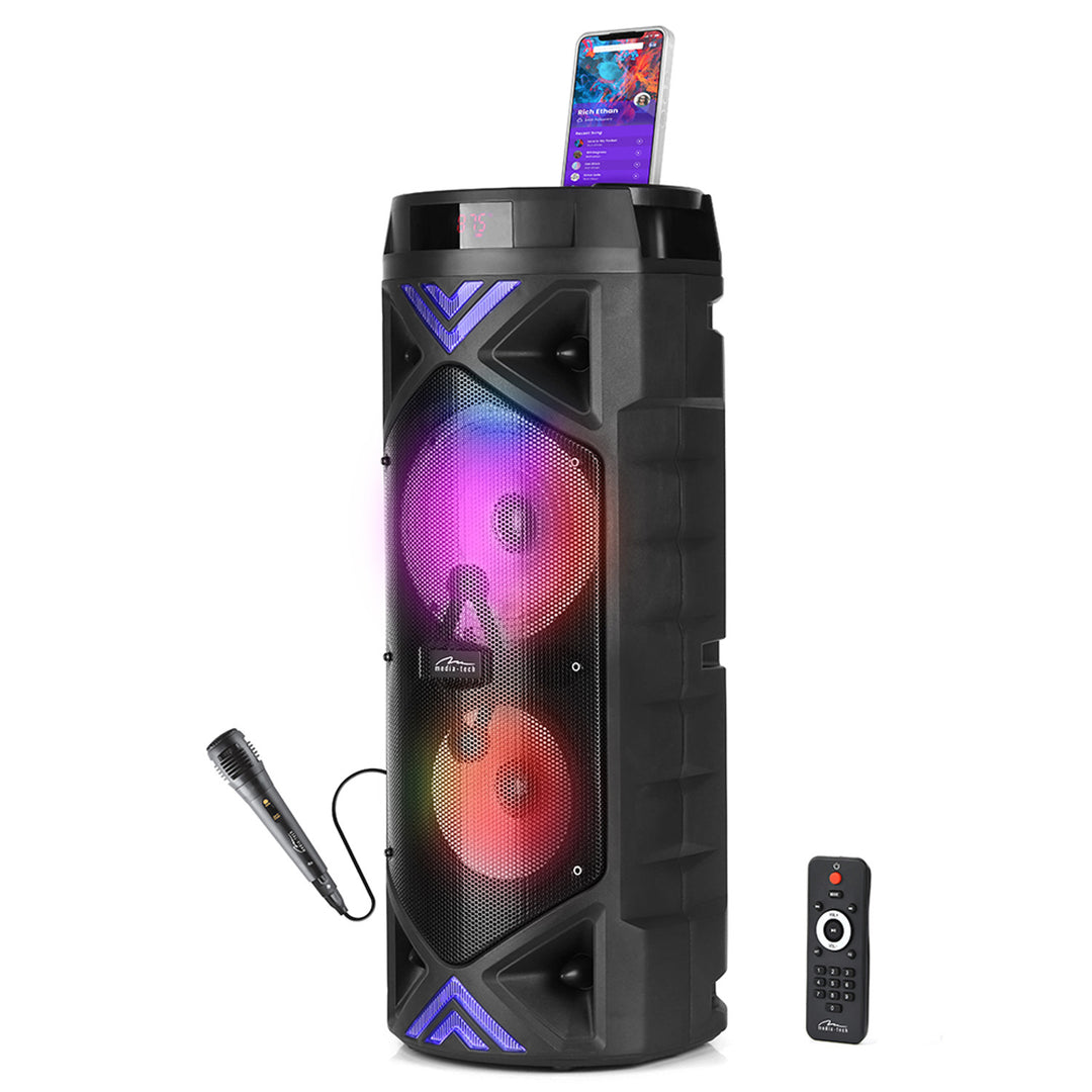 Altavoz portátil Media-Tech, karaoke, Bluetooth 5.0, 1400W, MT3182