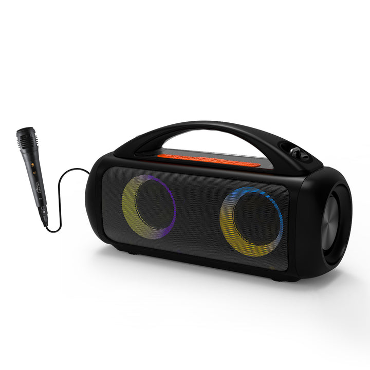 Coluna de som portátil Media-Tech MT3184, função karaoke, Bluetooth 5.3, 1200 W