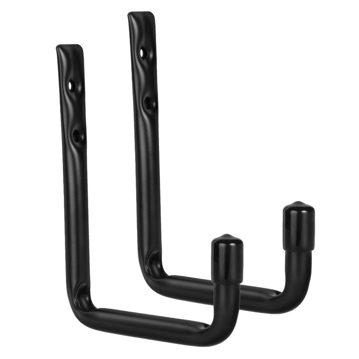 Maclean MC-488 Juego de 2 soportes de pared, para neumáticos, ruedas, escalera, bicicleta, acero, carga máx. 22 kg/soporte