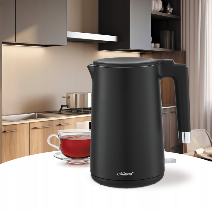 Chaleira Elétrica Maestro, 1800 W, 1,7 L, Preta, MR-026