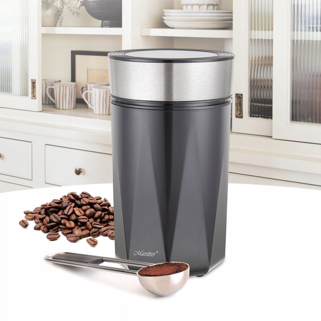 Maestro Molinillo de café, Molinillo eléctrico, 150W, 50g, negro, MR-456-BLACK