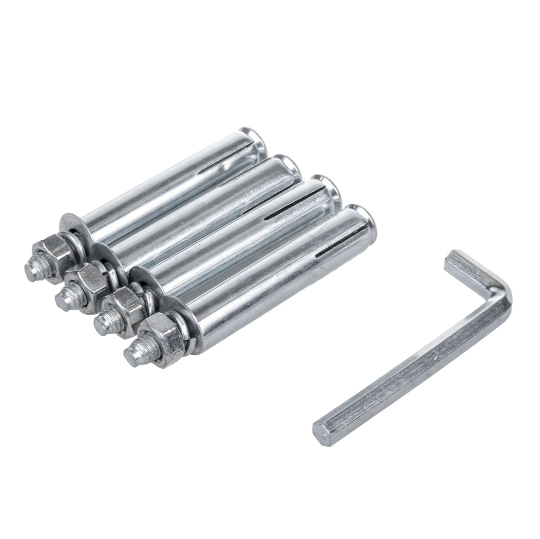 Maclean MC-431 Soporte de pared para bicicletas, horizontal, acero, carga máx. 30 kg, 2 piezas