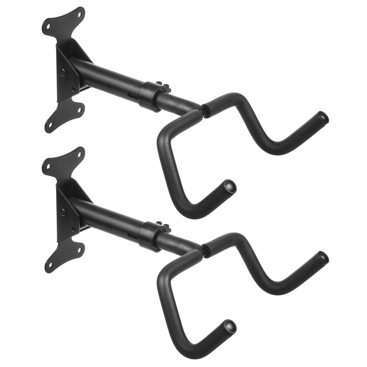 Maclean MC-431 Soporte de pared para bicicletas, horizontal, acero, carga máx. 30 kg, 2 piezas