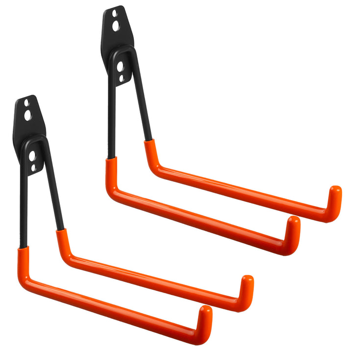 Soporte de pared para garaje Maclean, para neumáticos, herramientas de jardín, escalera, mangueras, bicicleta, carga máx. 25 kg, MC-444, 2 uds.