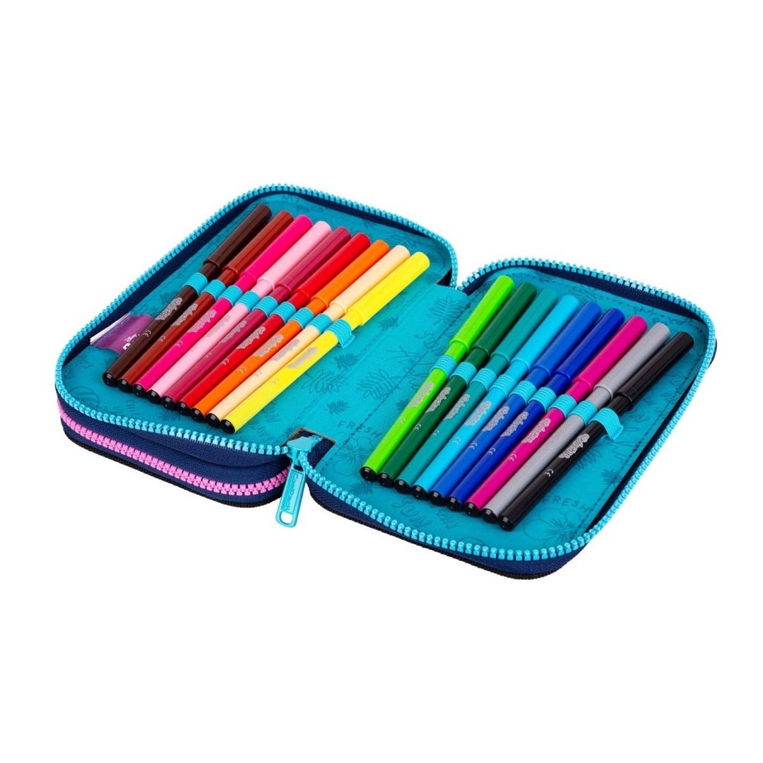 Estojo Coolpack com dois compartimentos, acessórios, Stitch, Jumper 2