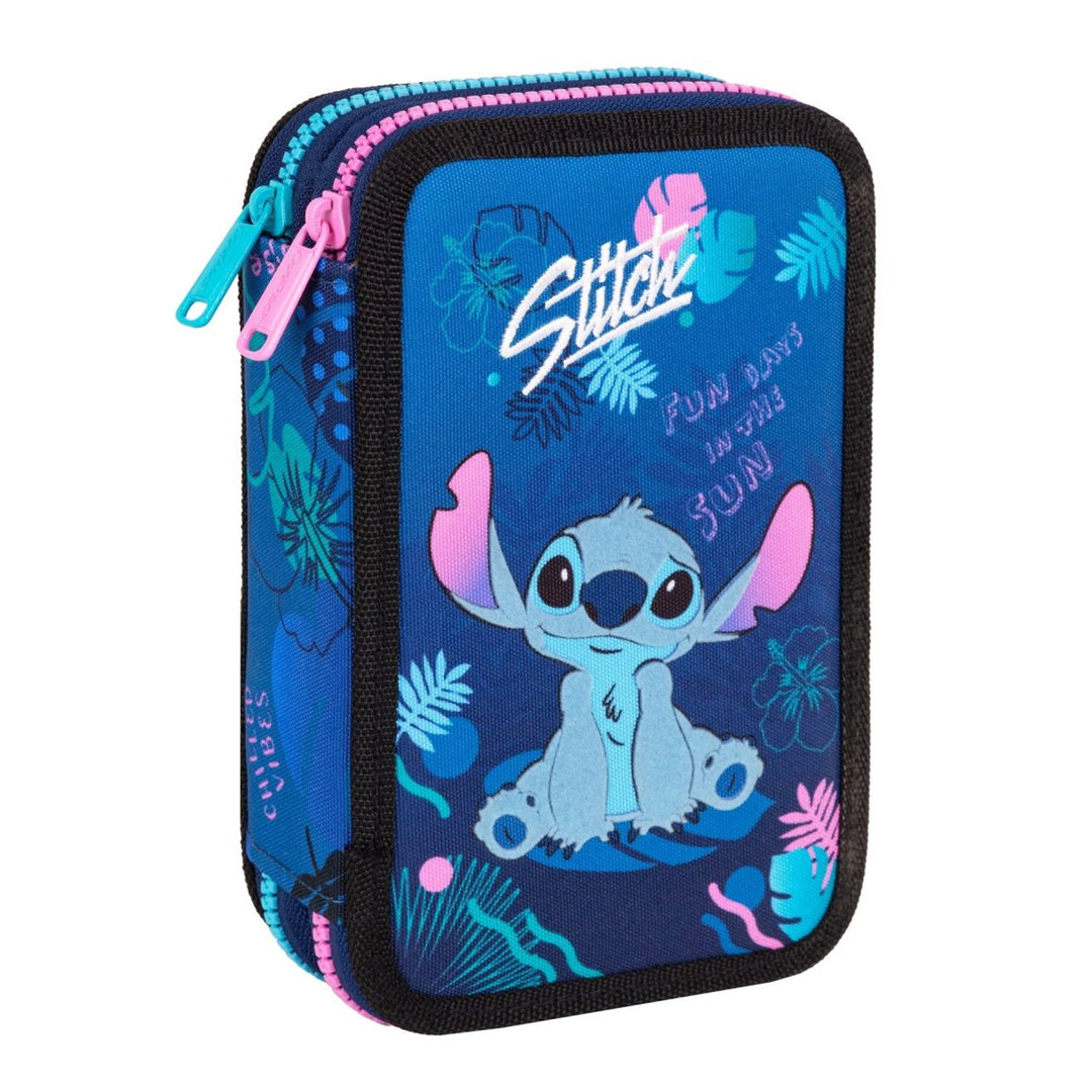 Estojo Coolpack com dois compartimentos, acessórios, Stitch, Jumper 2