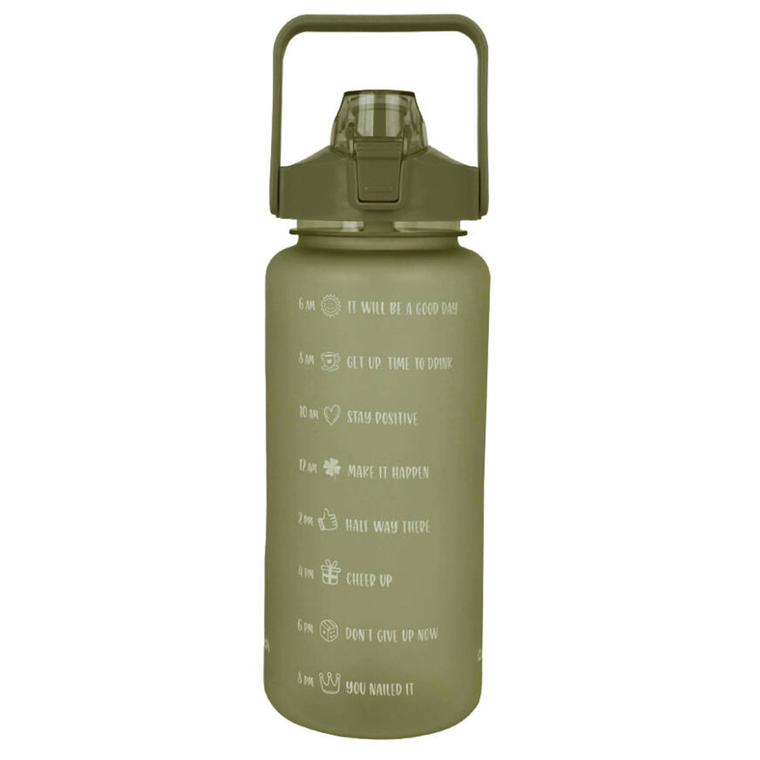 CoolPack Cantimplora, Bidon, 2000ml, PETG, Color caqui, Cancan Z25012