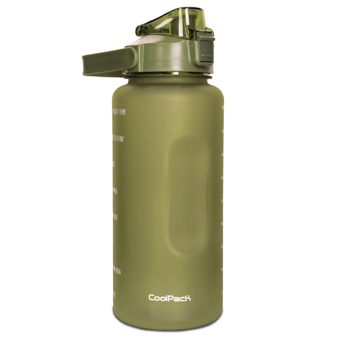 CoolPack Cantimplora, Bidon, 2000ml, PETG, Color caqui, Cancan Z25012