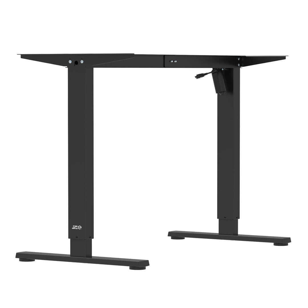 Ergo Office ER-400 B Escritorio eléctrico de altura regulable, altura máx. 1160 mm, máx. - 80 kg, sin tablero, negro