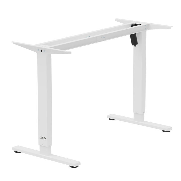 Mesa elétrica regulável em altura Ergo Office, altura máx. 1160 mm, máx. - 80 kg, sem tampo, branca, ER-400 W