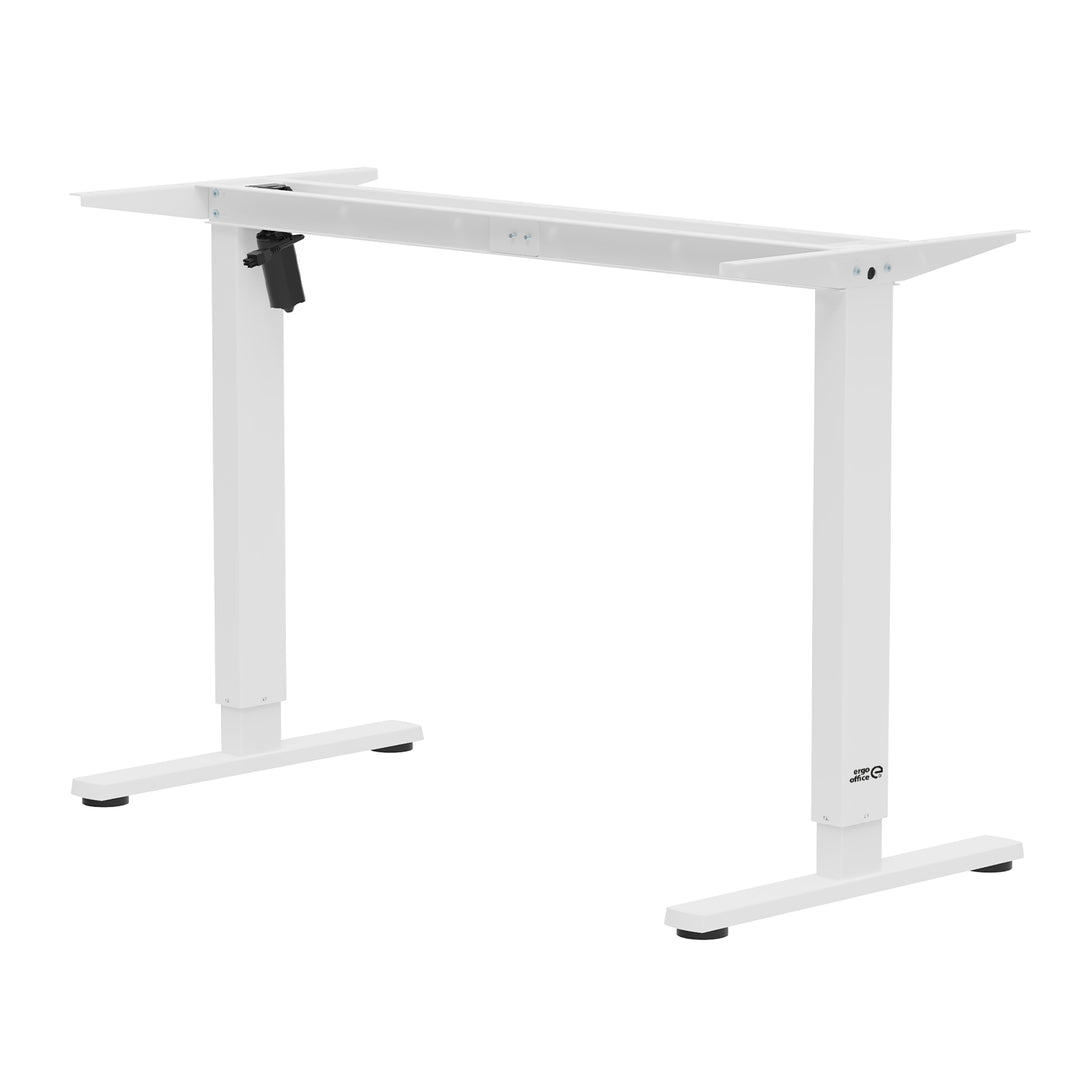 Mesa elétrica regulável em altura Ergo Office, altura máx. 1160 mm, máx. - 80 kg, sem tampo, branca, ER-400 W