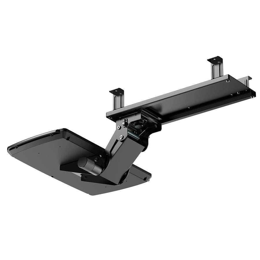 Suporte para teclado Maclean sob a secretária, ajustável, máx. 5 kg, preto, MC-156 B
