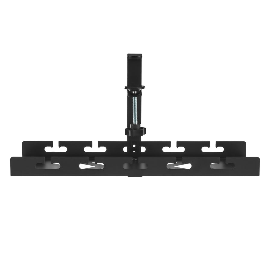 Maclean MC-105 B Organizador de cables bajo escritorio, carga máx. 5 kg, negro