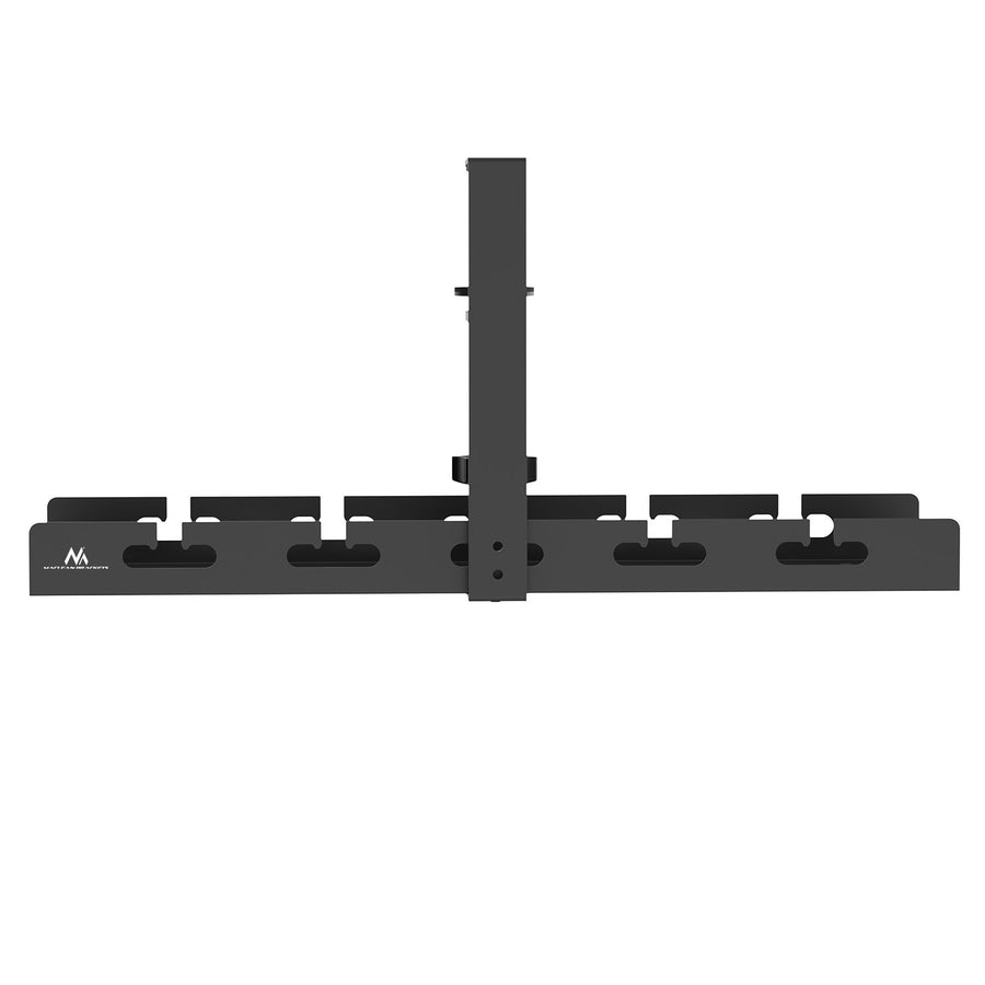 Maclean MC-105 B Organizador de cables bajo escritorio, carga máx. 5 kg, negro