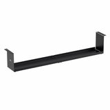 Maclean MC-107 B Organizador de cables compacto bajo escritorio, carga máx. 5 kg, negro