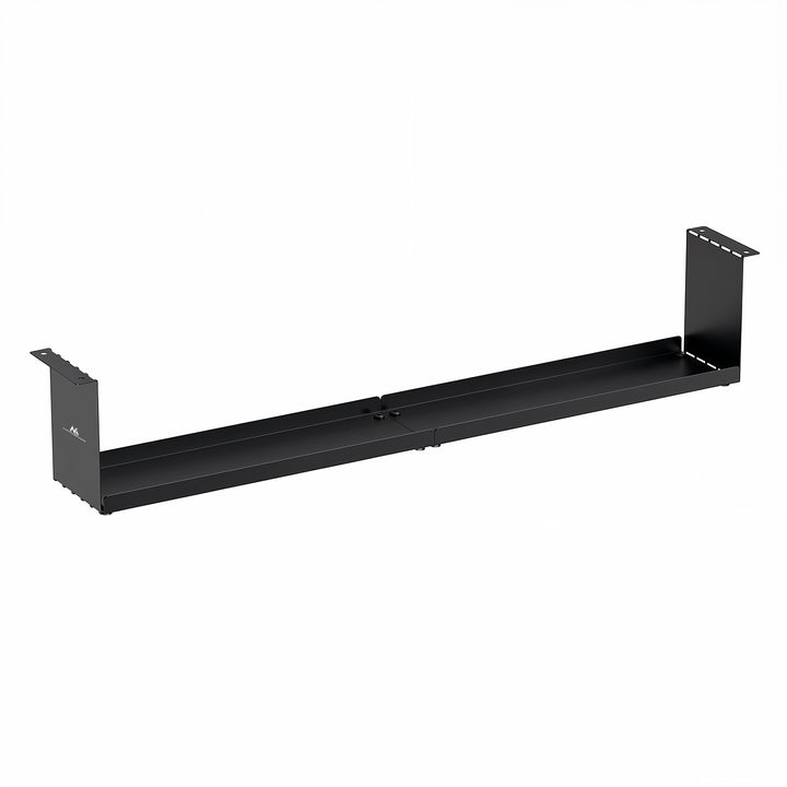 Maclean MC-107 B Organizador de cables compacto bajo escritorio, carga máx. 5 kg, negro