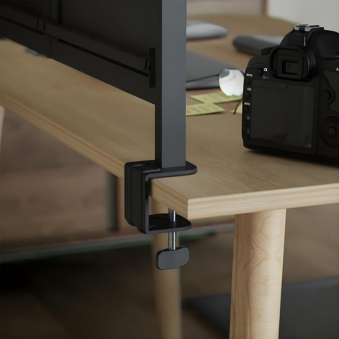 Organizador/Divisório de Mesa Ergo Office ER-300 B, Carga Máxima 10 kg, Branco e Cortiça, Largura 1250 mm, Preto
